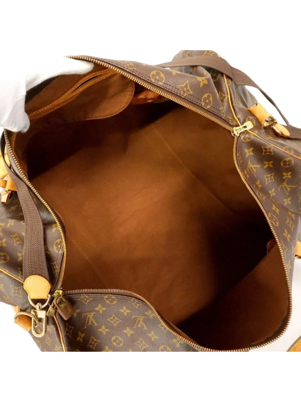 Louis Vuitton Boston Bag Monogram Sac Polochon Brown